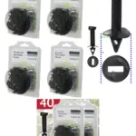 80-Piece Greenhouse Insulation Kit – Bubble Wrap PVC Clips for Corners
