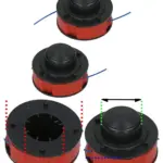 8m Garden Trimmer Line & Spool Set for Wilko DYM2122 – 2 Pack