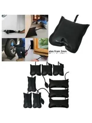 9-Piece Inflatable Air Wedge Lifting Bag - 135kg Capacity Shim Set
