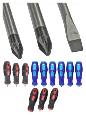 9-Piece Magnetic Screwdriver Set – Torx T10‑T30, Phillips/Flathead