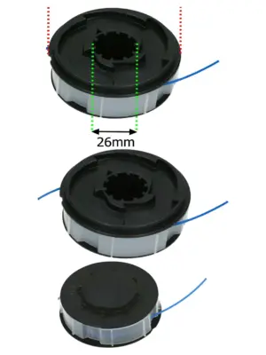 9m Twin Line & Spool for Power PWR400DGTA & PWR550GT Trimmer