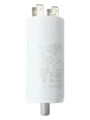 9µF Universal Motor Start & Run Capacitor with Spade Connectors