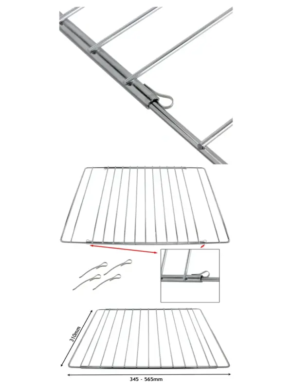 Adjustable Baumatic Oven Rack – Extendable Shelf 310‑565mm