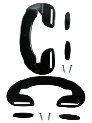 Adjustable Black Ergonomic Door Handle 190mm for Bauknecht Fridge