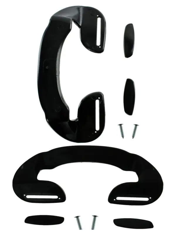 Adjustable Black Ergonomic Door Handle 190mm for Bauknecht Fridge