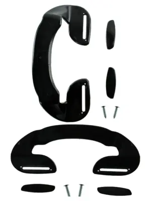 Adjustable Black Ergonomic Door Handle – 190mm for Caple Fridge/Freezer