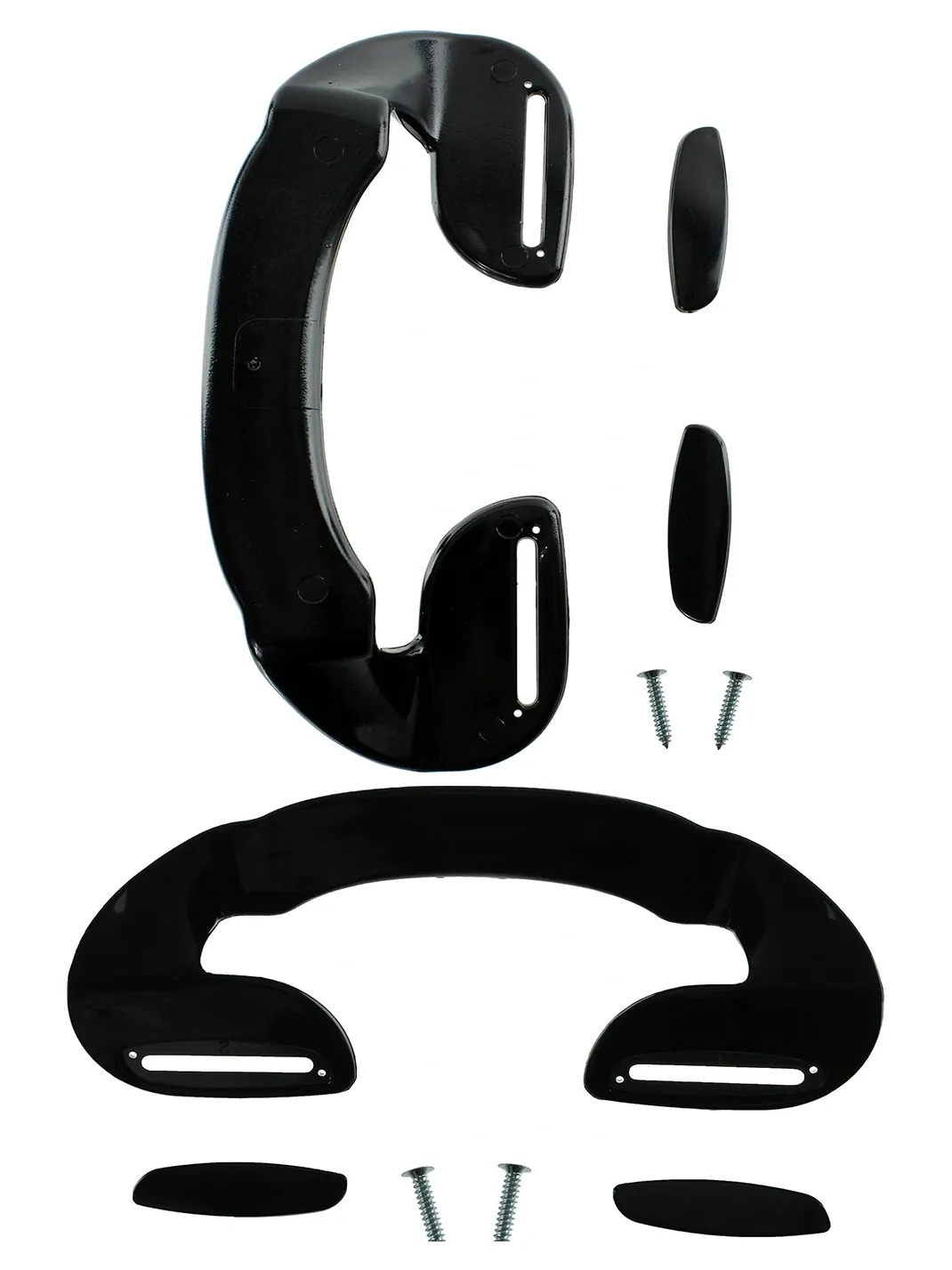 Adjustable Black Ergonomic Door Handle – 190mm for Caple Fridge/Freezer