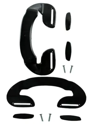 Adjustable Black Ergonomic Door Handle 190mm for Hygena Fridge