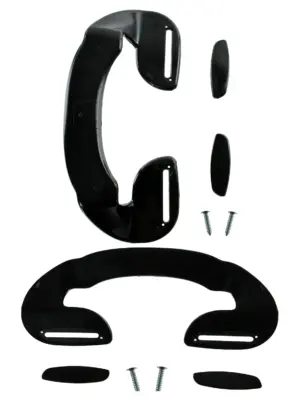 Adjustable Black Ergonomic Door Pull for Hoover Fridge/Freezer – 190mm