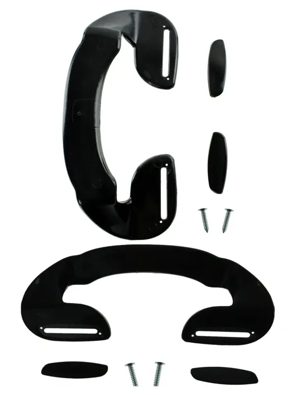 Adjustable Black Ergonomic Door Pull for Hoover Fridge/Freezer – 190mm
