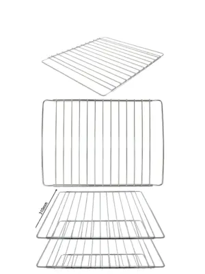 Adjustable Caravan Oven Shelf Set - Extendable 310-565mm, 3 Pack