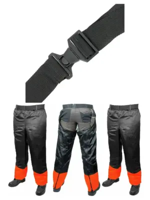 Adjustable Chainsaw Chaps for Forestry Safety – 31‑42 Inch Waist