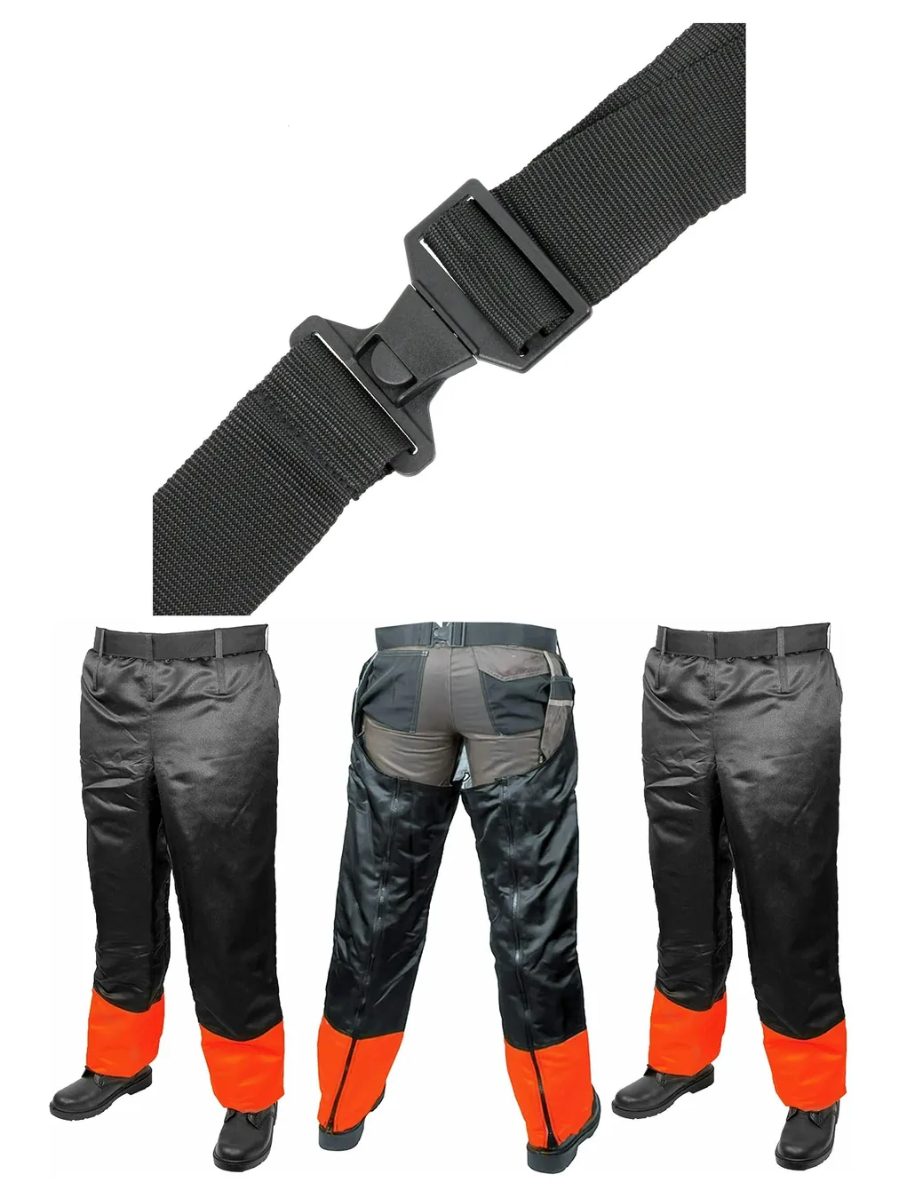 Adjustable Chainsaw Chaps for Forestry Safety – 31‑42 Inch Waist