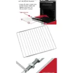 Adjustable Chrome Oven & Grill Shelf Extendable Locking Universal Fit