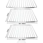 Adjustable Extendable CDA Oven Shelf – 310×360‑590 mm, 2‑Pack