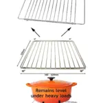 Adjustable Extendable IKEA Oven Shelf – Fits 320‑620 mm Kitchen Rack