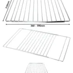 Adjustable Extendable Oven Rack for AEG – 310‑360‑590 mm