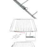 Adjustable Extendable Oven Rack for AEG – 310‑565 mm