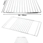Adjustable Extendable Oven Rack for Amica Cookers – 310‑590 mm