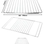 Adjustable Extendable Oven Rack for Electrolux – 310‑590 mm