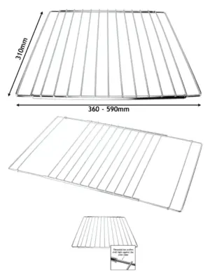 Adjustable Extendable Oven Rack for Electrolux – 310‑590 mm