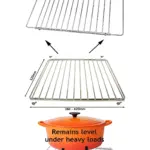 Adjustable Extendable Oven Rack for Miele – Fits 320‑620mm