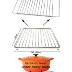 Adjustable Extendable Oven Shelf for AMICA Cookware – 320‑620mm