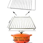 Adjustable Extendable Oven Shelf for Ariston – Fits 320‑620 mm