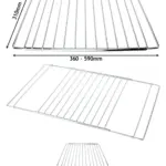 Adjustable Extendable Oven Shelf for Belling Cookers – 310‑590 mm