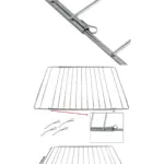 Adjustable Extendable Oven Shelf for Bush Cooker – 310‑565 mm