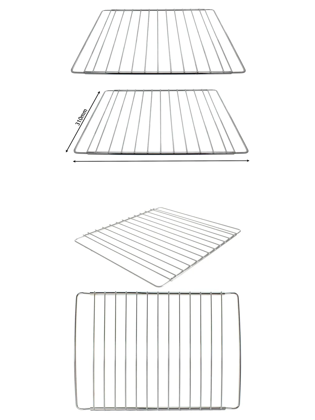 Adjustable Extendable Oven Shelf for Cannon – 2 Pack, 310‑565mm