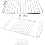 Adjustable Extendable Oven Shelf for Caple Cooker – 310‑590mm