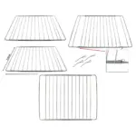 Adjustable Extendable Oven Shelf for CDA Cookers – 2 Pack, 310‑565mm