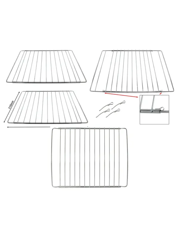 Adjustable Extendable Oven Shelf for De'Longhi