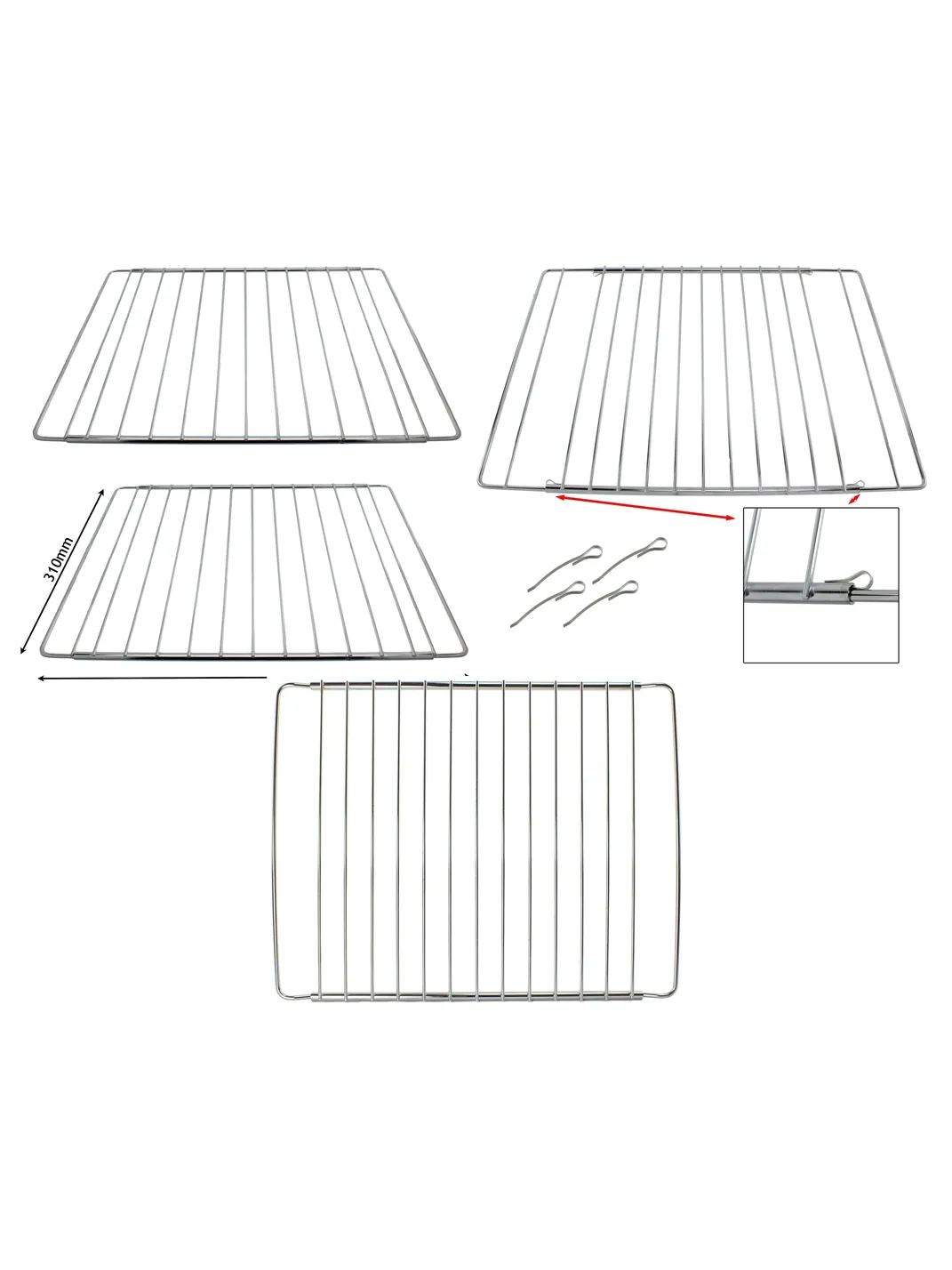 Adjustable Extendable Oven Shelf for De'Longhi