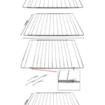 Adjustable Extendable Oven Shelf for Gorenje Cookers 2-Pack 310-565mm