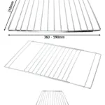 Adjustable Extendable Oven Shelf for Hotpoint Cookers 310 to 590 mm