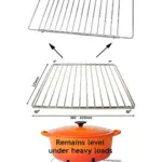 Adjustable Extendable Oven Shelf for John Lewis Cookers 320‑620mm