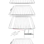 Adjustable Extendable Oven Shelf for New World Cooker 2 Pack 310‑565mm