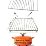 Adjustable Extendable Oven Shelf for New World Cookers – 320‑620 mm