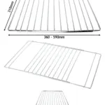 Adjustable Extendable Oven Shelf for SMEG – 310‑590mm Range