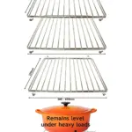Adjustable Extendable Oven Shelf for Sterling – 320‑620mm, 2 Pack