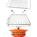 Adjustable Extendable Oven Shelf for Sterling Cookers – 320‑620 mm