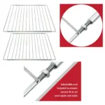 Adjustable Extendable Oven Shelf Set – Universal, 310-590mm, 2 Pack