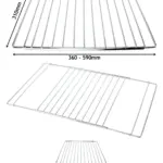 Adjustable Extendable Rack for Gorenje Oven – 310‑590 mm