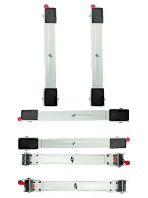 Adjustable Extendable Roller Wheels for Laundry Dryer Trolley