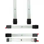 Adjustable Extendable Roller Wheels for Refrigerator & Freezer Cart