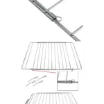 Adjustable Extendable Shelf for Belling Ovens – 310‑565mm Rack