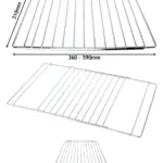Adjustable Extendable Shelf for Bosch Ovens – 310‑590mm Oven Rack