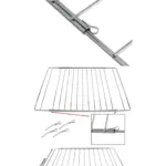 Adjustable Extendable Shelf for Caple Oven – 310‑565 mm Cooking Rack